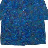 Womens Shirt Blue Crazy Pattern M