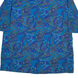 Womens Shirt Blue Crazy Pattern M