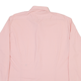 POSEIDON Mens Plain Shirt Pink Long Sleeve M