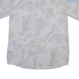 JUPITER Mens Shirt Grey Geometric M