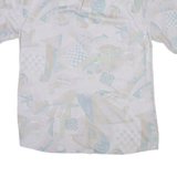 JUPITER Mens Shirt Grey Geometric M