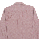 LEVI'S Mens Plain Shirt Maroon Long Sleeve M