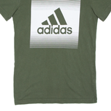 ADIDAS Mens T-Shirt Green XS
