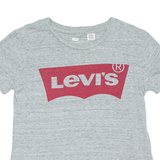 LEVI'S Womens T-Shirt Grey XS