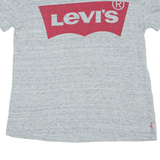 LEVI'S Womens T-Shirt Grey XS