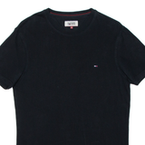 TOMMY HILFIGER Mens T-Shirt Black S