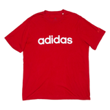 ADIDAS Mens T-Shirt Red L