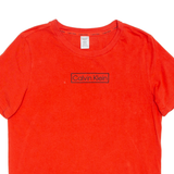 CALVIN KLEIN Womens T-Shirt Red M