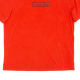 CALVIN KLEIN Womens T-Shirt Red M