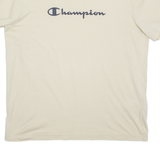 CHAMPION Mens T-Shirt Beige L