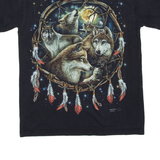 Wolves Mens T-Shirt Black M