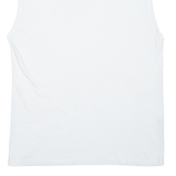 KARL KANI Mens Vest White Sleeveless S