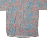 RIFLE Mens Shirt Blue 90s Floral L