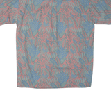 RIFLE Mens Shirt Blue 90s Floral L