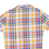 LM Womens Shirt Orange 90s Check S