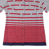 Womens Shirt Red Crazy Pattern S
