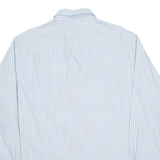TIMBERLAND Mens Shirt Blue Striped Long Sleeve XL