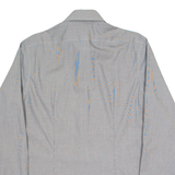 CALVIN KLEIN Slim Fit Mens Shirt Black Check Long Sleeve M