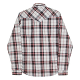 GUESS Mens Shirt Red Check Long Sleeve M