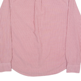 LEVI'S Mens Shirt Red Striped Long Sleeve M