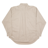 WRANGLER Womens Plain Shirt Beige Long Sleeve M