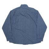 CALVIN KLEIN JEANS Mens Shirt Blue Check Long Sleeve XL