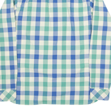TOMMY HILFIGER Mens Shirt Green Check Long Sleeve M