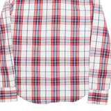 LEVI'S Mens Shirt Red Check Long Sleeve S