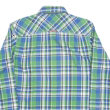 TOMMY HILFIGER Mens Shirt Green Check Long Sleeve M