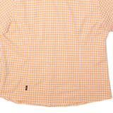 JACK WOLFSKIN Womens Shirt Orange Check M