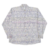 MARIO'S Mens Shirt Blue Long Sleeve L