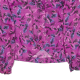 Womens Shirt Pink Floral Long Sleeve M