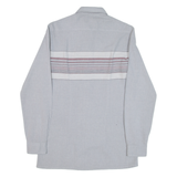 Mens Shirt Blue Striped Long Sleeve S