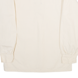 INNES & CROMB LTD Mens Plain Shirt Cream Long Sleeve S