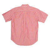 LACOSTE Mens Shirt Red Striped M