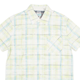 TOMMY HILFIGER Mens Shirt Yellow Plaid L