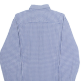 TOMMY HILFIGER New York Fit Mens Shirt Blue Crazy Pattern Long Sleeve M