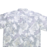 Womens Shirt Grey Viscose Floral XL