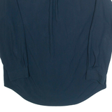KICKERS Mens Plain Shirt Blue Long Sleeve L