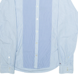 TOMMY HILFIGER Mens Shirt Blue Gingham Long Sleeve S