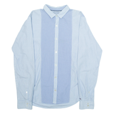 TOMMY HILFIGER Mens Shirt Blue Gingham Long Sleeve S
