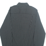 TOMMY HILFIGER Custom Fit Mens Shirt Black Check Long Sleeve XS