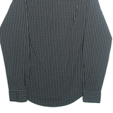 TOMMY HILFIGER Custom Fit Mens Shirt Black Check Long Sleeve XS