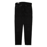 LEVI'S 512 BIG E Jeans Mens Black Slim Tapered W32 L32