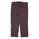 LEVI'S 511 Jeans Mens Maroon Slim Straight W34 L22