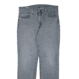 LEVI'S 511 Jeans Mens Grey Slim Straight W33 L32