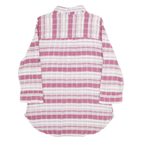COLUMBIA Womens Shirt Pink Striped 3/4 Sleeve M