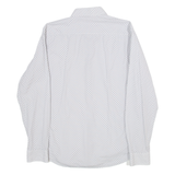 Mens Shirt Blue Spotted Long Sleeve L