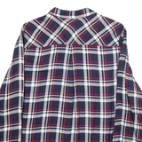 S. OLIVER Womens Shirt Blue Plaid Long Sleeve M