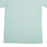 HOBI Mens Plain Shirt Green 90s M